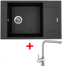 Sinks VARIO 780 Metalblack+Elka les...